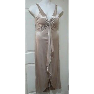 Onyx NIte Dress Gold with Glitter, Zippered,  Sz 8